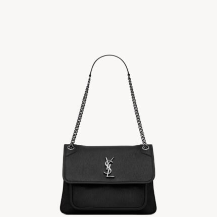 NIKI Medium Grained Lambskin Leather Shoulder Bag – Style No. 633178AACIA1000