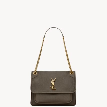 NIKI Medium Grained Lambskin Leather Shoulder Bag – Style No. 633178AACYT3212