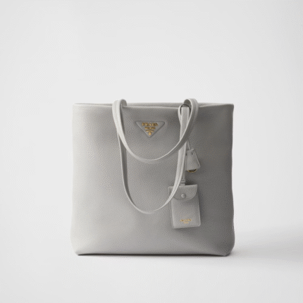 Large leather tote bag