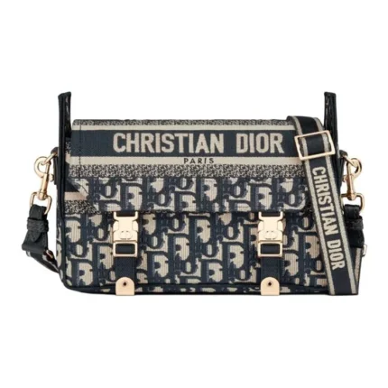 DiorCamp Oblique Embroidered Messenger Bag