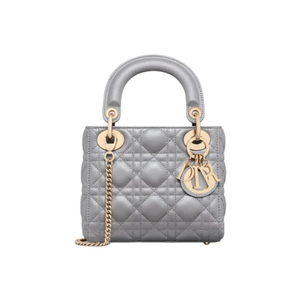 Lady Dior Small Bag – Candlelight Gray