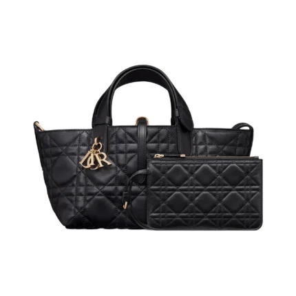 Dior Vertical Toujours Medium Bag in Black