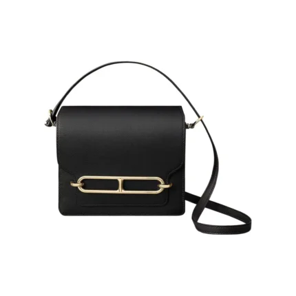 Hermès Roulis 19 – Noir with Gold Hardware